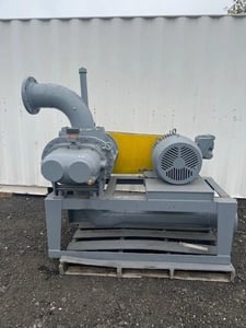 Dresser Roots, 8x20 positive displacement rotary lobe blower, Toshiba 50 HP motor