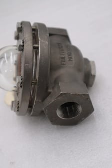 Fulton b075-150-2003-s 3/4" non-adjustable ballsight flow indicator stk k-2908-a