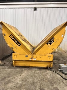 70000 lb. Bushman #M9604, Coil Upender, 2 chain, pendant Control, 7.5 HP