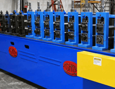 12 Stand, Tishken #12-MW-2, Rollformer, RL, 2" spindle, 8" roll space, 12" centers, AS IS