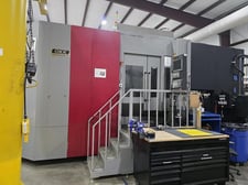 OKK #HM-X8000, 5-Axis horizontal machining center, 51.2" X, 43.3" Y, 61" Z, 12000 RPM, 31.5" x 31.5" Pallets
