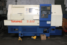 Takamaz #X200, CNC Lathe, 13.38" turning diameter, 20.07" machining length, 2" bar, A2-6, 5000 RPM