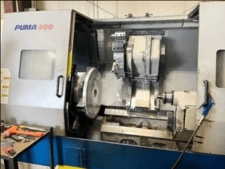 Daewoo Doosan #Puma-400C, 2-Axis CNC Lathe, 27.6" swing, 21.6" turning diameter, 44.1" machining length, 20"