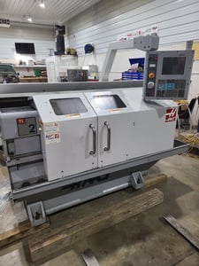 Haas #TL-2, 2-Axis CNC Lathe, 20" swing, 16" turning diameter, 48" machining length, 8" chuck, 12 HP, 2000