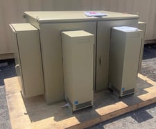 Associated Pacific Freedom #AM47F-6042-48RU-ENV, Outdoor Telecom Cabinet, 4 door, 2 bay, NEMA 4X