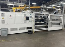 Ghezzi & Annoni #FA-300-NV, 62" wide fully automatic taper slitter/rewinder, 2020
