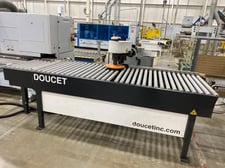Doucet #MSP, 90&deg; panel turner, 118" x 59" panel, 33-165 FPM, Control panel, 2019
