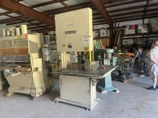 36" x 20" Tannewitz #MD-36, Vert Bandsaw, 7.5 HP, 36" wheel, 19' x 1.25" blade