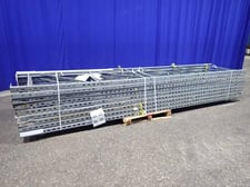 Pallet Racking Uprights, (9) 41.5" x 192"