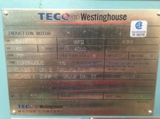 3400 HP 720 RPM Teco Westinghouse, Frame 8014, weather protected enclosure type 2, VSS, vertical solid shaft