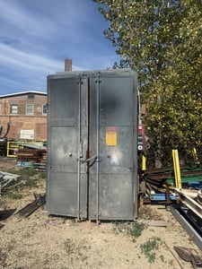 60" width x 99" H x 52" L Pollution Control, Rate Controlled Burn Off Oven, Natural gas