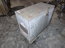 45 KVA 600 Primary, 208/120 Secondary, 3-phase, Dry type Delta Distribution Transformer, Nema 3R, 2003, (2