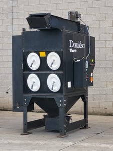 4000 cfm Donaldson Torit #DFO2-8, cartridge dust collector, automatic pulse clean system, (8) cartridge