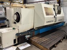 Kingston #CL38C/3000, CNC Lathe, 26" swing, 120" machining length, 18" chuck, 7.1" spindle bore, 1000 RPM