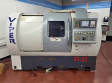 Mighty Viper #VT-22, CNC Lathe, 23.6" swing over bed, 18.9" max. turning length, 15.7" max. turning diameter