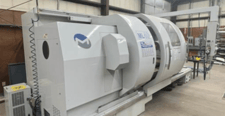 Milltronics #ML-40, CNC Lathe, 40" swing, 80" machining length, 34" 4-jaw chuck, 14" spindle bore, 35 HP
