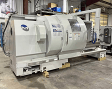 Milltronics #ML40/80, CNC Lathe, 40" swing, 80" machining length, 2" bar, 35 HP, 900 RPM, tailstock, 2008