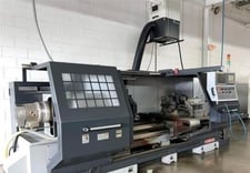 Ganesh #GT-3080TRCNC, CNC Lathe, 30" swing, 78.75" machining length, 16" 3-jaw chuck, 6.63" spindle bore