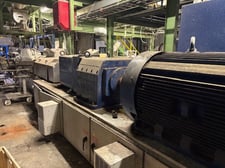 Entek 103 mm Twin Screw Extruder 600 HP