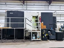 OKK #HM-1250S, CNC horizontal machining center, 60 automatic tool changer, 66.9" X, 55.1" Y, 48.8" Z, 8000
