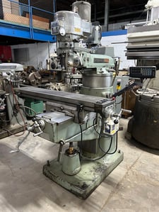 Bridgeport #Series-II-Special, vertical mill, 11" x58" T-slotted table, 2 HP, 2-Axis digital read out, 1984