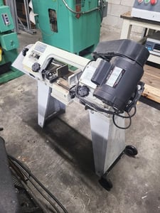 4" x 6" MSC #9513052, horizontal band saw, 63" x 1/2"blade, 4-1/2"round capacity, 110 V.