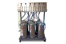 Husker Finishing Equipment, ColorBOARD Quick Color Change Systems, (6) Colors, 30 sec. Color Changes