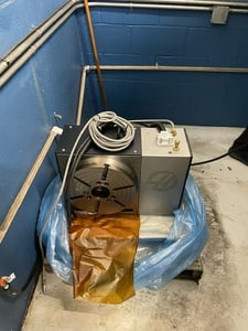 12.2" Haas #HRT310, CNC Rotary Table, Adapter Plate For Tooling Block, 435 lb. max. weight, 9" center height