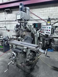 First #LC-20VSG, vertical milling machine, 10" x51" table, 5 HP, 3-Axis Heidenhain digital read out