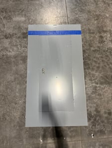 225 Amp. Square D, NC38F, Type 1 Enclosure, 3-Phase, 4-Wire, 240 V.AC 48 V.DC w/ misc. breakers