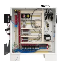 Magnus #ML24-1.5XS, Automatic 5-Stage Immersion/Agitation Parts Washer, 16" x22" tanks, RL, 2002