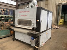 43.3" Quickwood E#lite-1100, Denibbing Brush Sander, 3.93" thick max, 8 brush heads, 6-36 FPM, w/ sandpaper