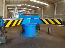 50000 lb. Braner, 4 Arm Exit Turnstile, 60" arm, motorized rotation, hydraulic pushoff