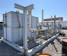 Xchanger #AA-2750, Air Cooled Heat Exchanger, 24" Fan, 400 HP Motor, w/ silencer, Carbon Steel frame, dual