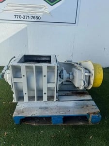 16" x 16" Rotary Airlock Feeder w/ 5 HP Toshiba Motor, 1725 RPM, 12.6/6.3 amps, Falk Gearbox, 26.94:1 Ratio