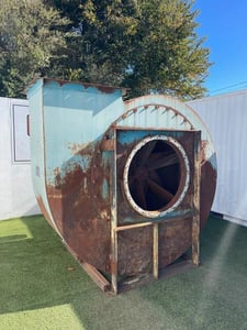 Twin City Fan & Blower Co. #933-RBR-SW, Blower, 57" diameter, 33" ID, 24" width, counter clock wise Up Blast