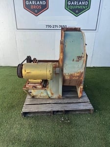 American Fan Co. #IE-13-MH, Centrifugal Blower, counter clock wise Top Horizontal, 10 HP Baldor Motor, 1770