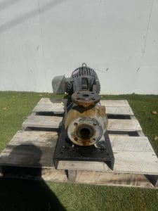 Gorman-Rupp #9111A, Centrifugal Pump, 1-5/8" suction, 1-1/4" discharge, 7.5 HP Toshiba Motor