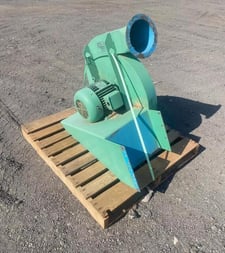 Carter Day #13746, Centrifugal Blower Fan, 7.5 HP Westinghouse Electric Motor, 3500 RPM