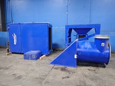 Robo Ent #DT45003, Dust Collector, 15 HP, 230/460 V., 3535 RPM, w/ electric cabinet & stand