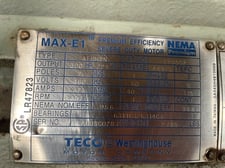 300 HP 3600 RPM Teco Westinghouse, Frame 449TSC, TEFC BB, 460 Volts
