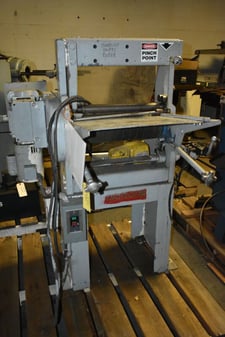 1.6' x 16 gauge Acrotech #1618, 2-roll, 1-pass bending machine, 3.5"top roll, 6" bottom roll, 15 FPM, 1 HP'