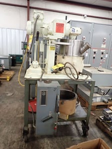 4 gallon Ross #LDM-4, double planetary mixer with air/oil hydraulic lift, 5 HP, extra mixing tub'