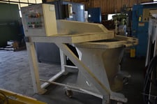 VA Technology #027-432j, Ceramix batch slurry mixer with 20 gallon tub, 4 HP, pivoting bracket'