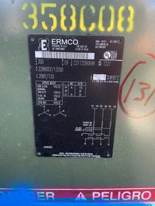 300 KVA 22860GY/13200 Primary, 208Y/120 Secondary, 3 phase, Padmount Transformer