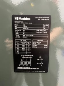 500 KVA 4160 Delta Primary, 480Y/277 Secondary, 3 phase, Padmount Transformer, Ready To Ship