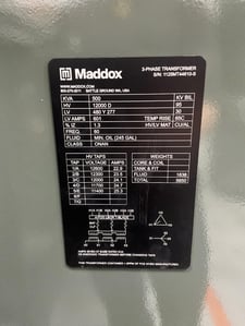 500 KVA 12000 Delta Primary, 480Y/277 Secondary, 3 phase, Padmount Transformer, Ready To Ship (3 available)