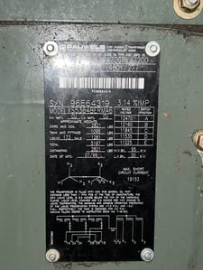 500 KVA 12470GY/7200 Primary, 480Y/277 Secondary, 3 phase, Padmount Transformer (2 available)