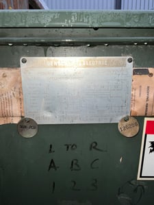 500 KVA 12470GY/7200 Primary, 208Y/120 Secondary, 3 phase, Padmount Transformer