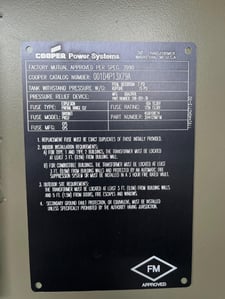 1000 KVA 13200 Delta Primary, 480Y/277 Secondary, 3 phase, Padmount Transformer